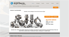 Desktop Screenshot of equinoxstainless.com